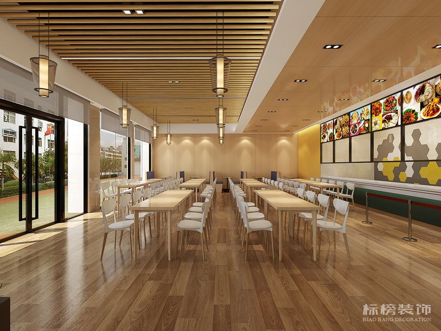 餐廳裝修設(shè)計效果圖二