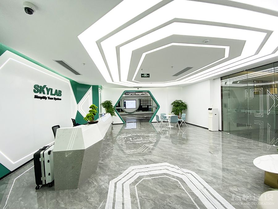 深圳天工測控 辦公室設(shè)計裝修工程 實(shí)拍圖